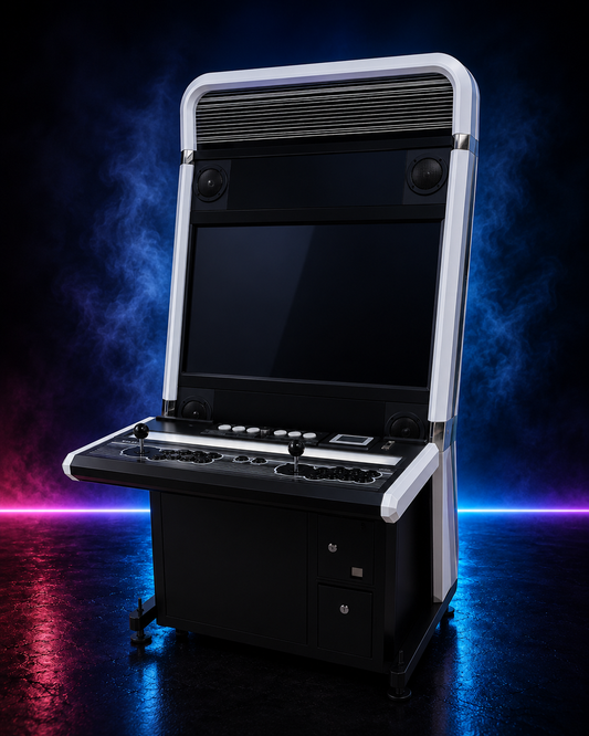 White & Black infinity Rumble 32 Arcade System