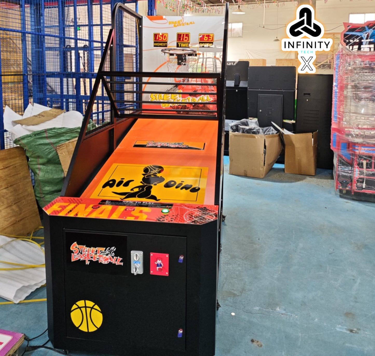 InfinityTechX — Foldable Pro Basketball Arcade System
