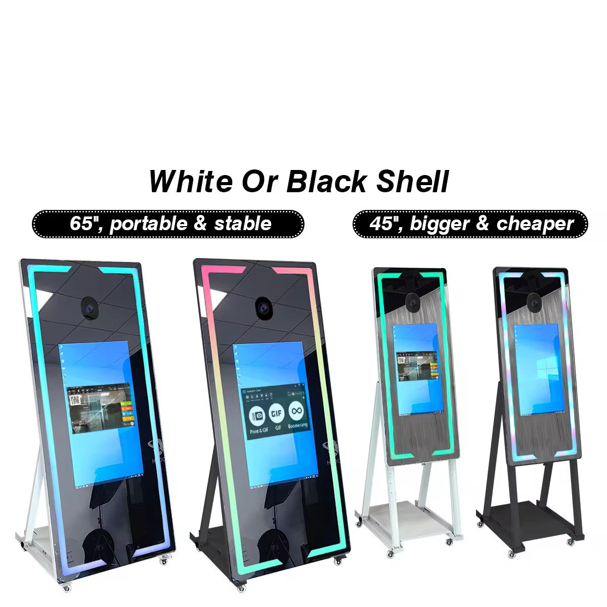 InfinityTechX MirrorTouch Trio – Elite Venue Display Set