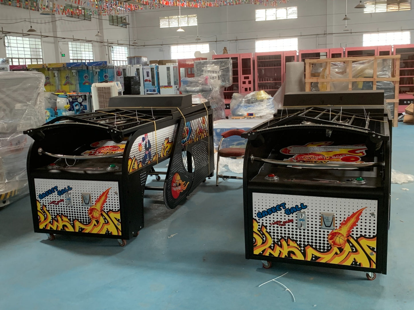 InfinityTechX SlamZone Duo – Pro Arcade Basketball Set