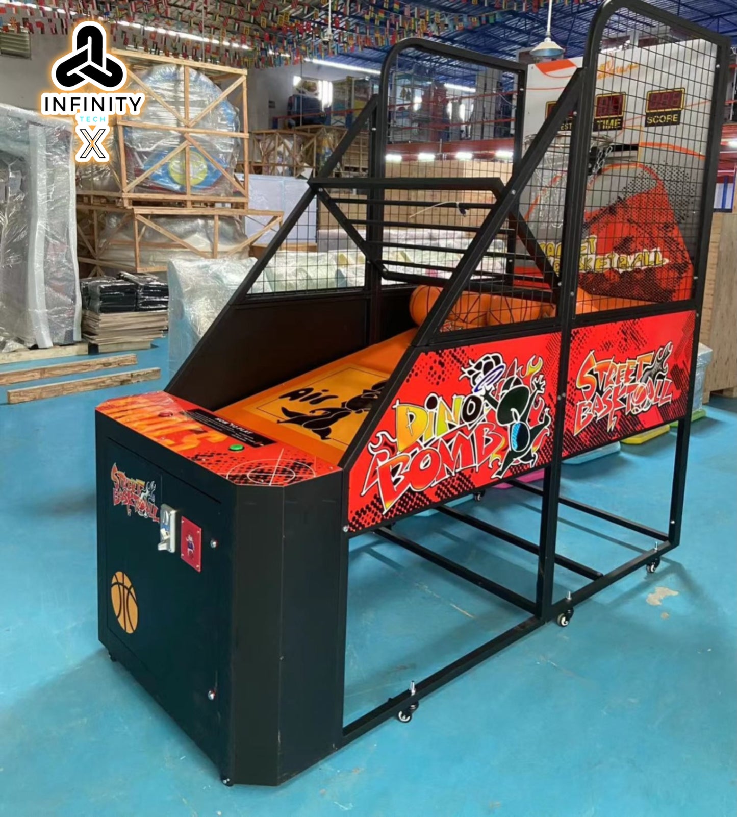 InfinityTechX — Foldable Pro Basketball Arcade System