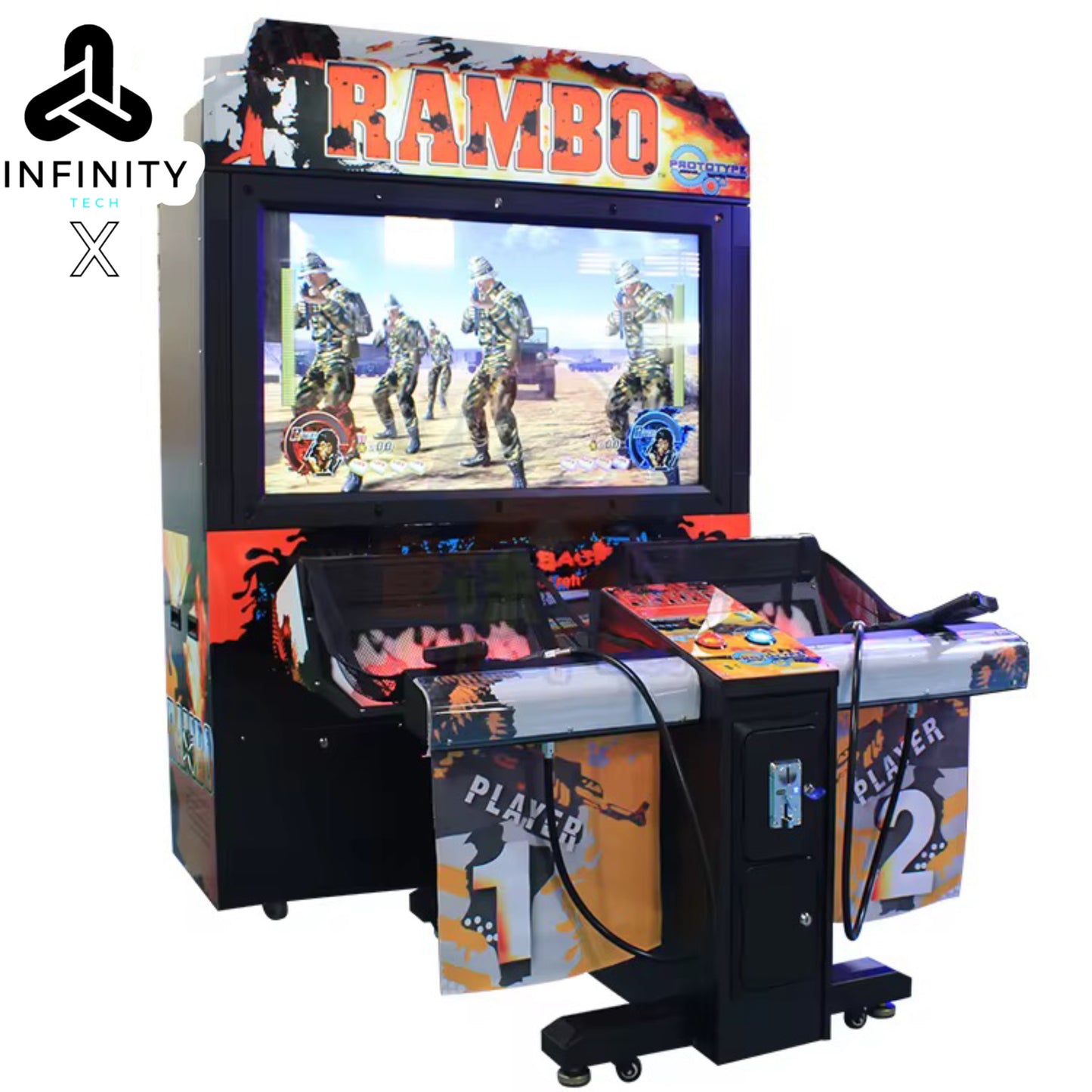 Rambo Shooting Game Machine